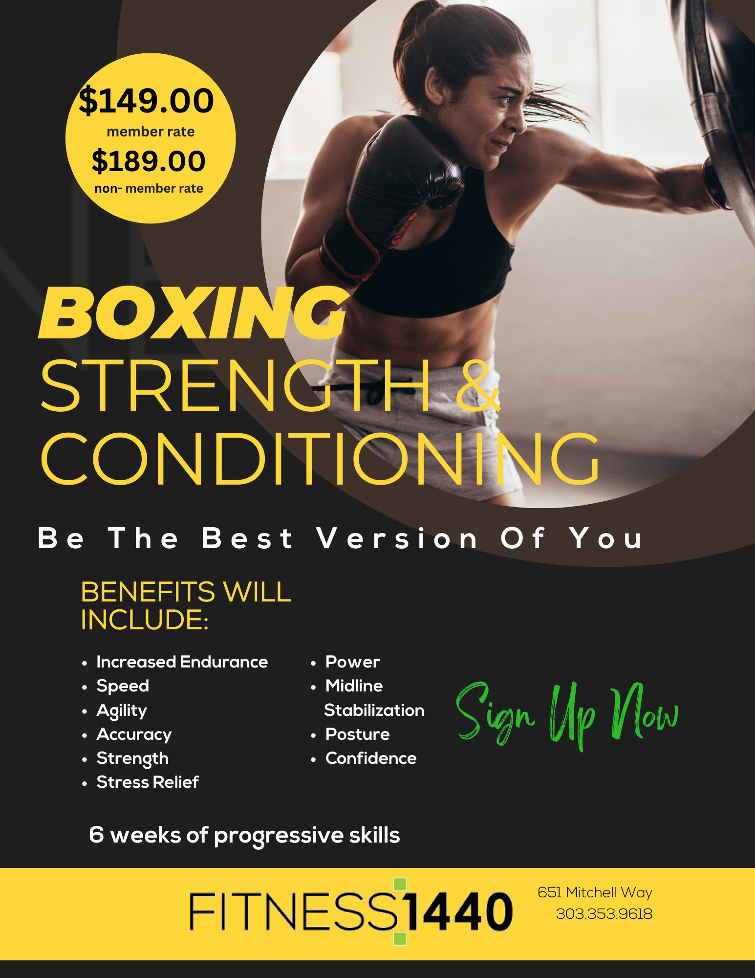 Boxing Strength and Conditioning Fitness 1440 Erie, CO