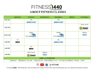 synergy fitness farmingdale class schedule