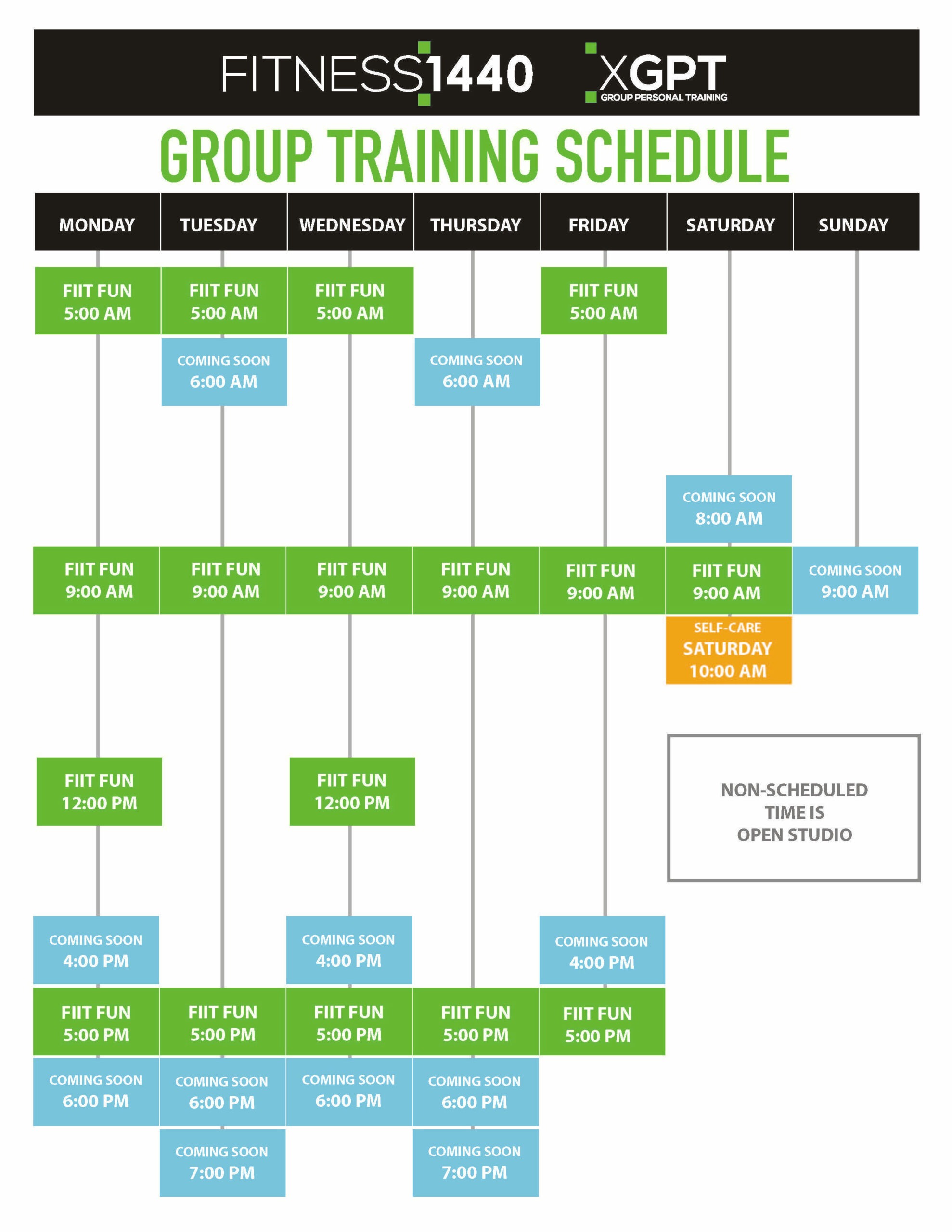 Group Fitness Schedule | Fitness 1440 Gilbert, AZ