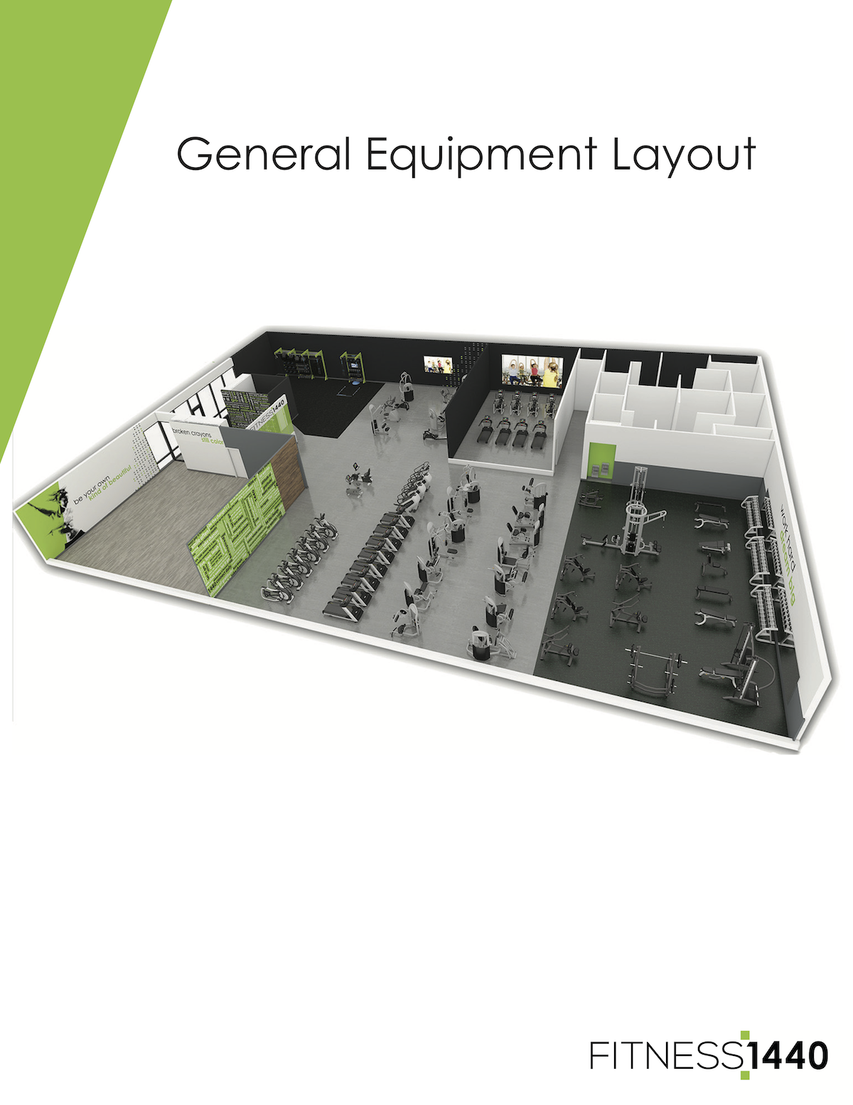 general-equipment-layout - Fitness 1440 Legacy, Calgary, AB, Canada