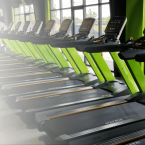Treadmills at Fitness 1440 Gym in McDonough