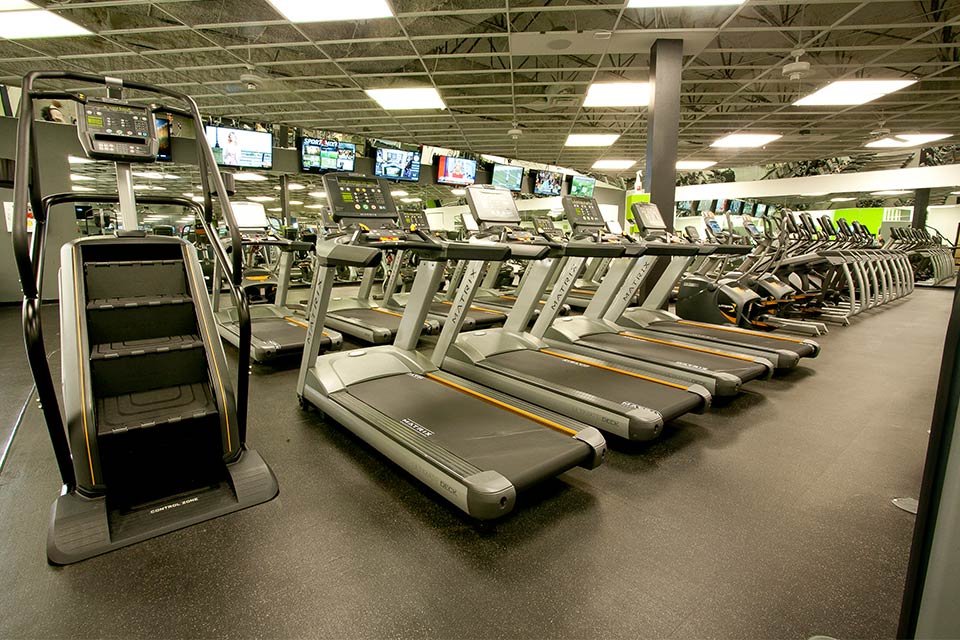 Fitness 1440 gym cardio area