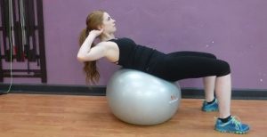 Fitness 1440 Stability Ball Crunches